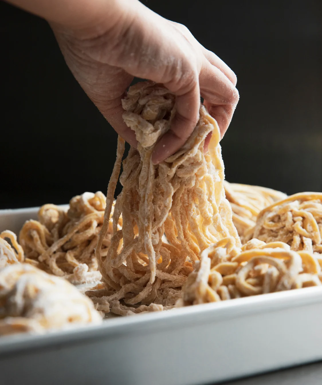 自家製卵麺